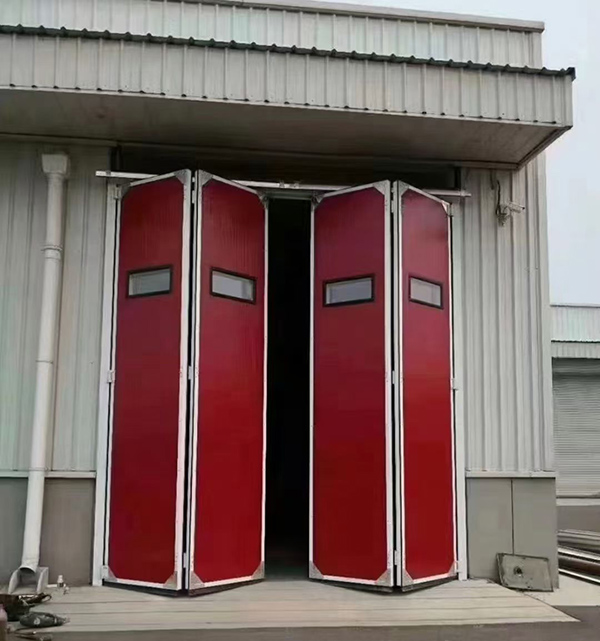 榆林工业折叠门在大型装配车间出入口的应用实例